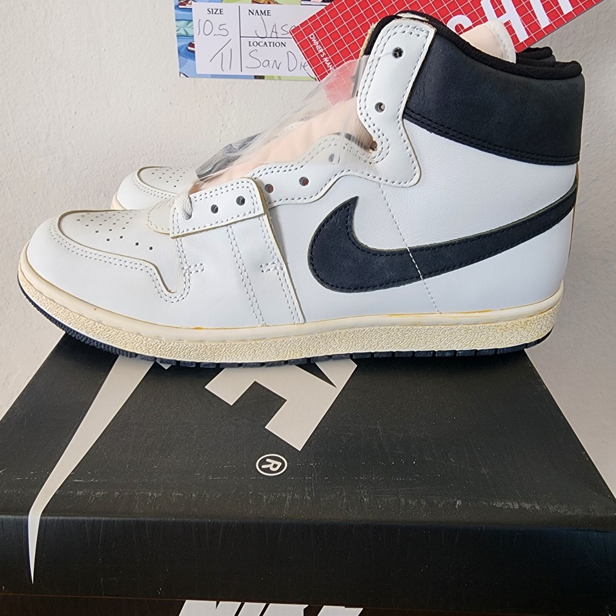 A Ma Maniére x Jordan Air Ship PE SP White Black for Sale A Ma Maniére x Jordan Air Ship PE SP White Black for Sale