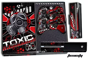 Designer Skin für Xbox One 1 Gaming Konsole + 2 Controller Aufkleber Toxic R - Bild 1 von 1