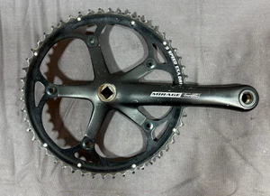 Campagnolo Mirage 170mm Black Aluminum Right Crank Arm 52-Tooth Chainring - Picture 1 of 3