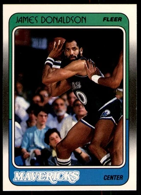 1988-89 Fleer #29 James Donaldson Dallas Mavericks - Image 1 of 2