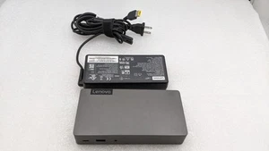 Lenovo Thunderbolt 3 Essential Dock w/Cable 135W AC Adapter Type 40AV SD20V25723 - Picture 1 of 6