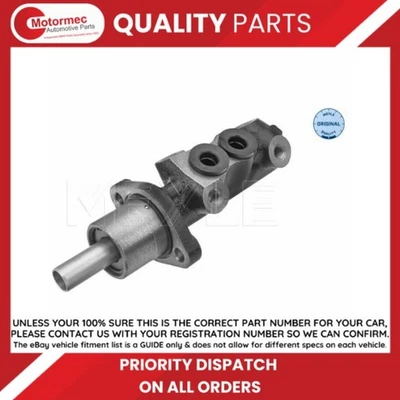 MEYLE Brake Master Cylinder fits RENAULT 19 Mk2 Clio Mk1 Extra Megane Mk1 - Image 1 of 4