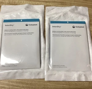 Lotto 4 fogli antimicrobici Coloplast InterDry 10”x36” sigillati singolarmente 2025 - Foto 1 di 3