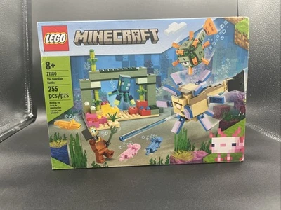 💥 NEW LEGO SET - Minecraft - The Guardian Battle 21180 Never Used Retired 💥 - Image 1 of 4