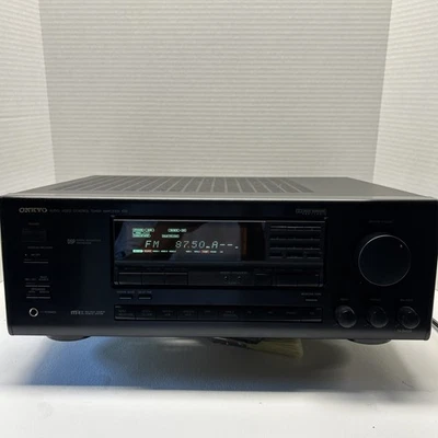 ONKYO R1-AUDIO/VIDEO/CONTROL/TUNER/AMPLIFIER- MODEL TX-SV 525TESTED AND WORKING - Image 1 of 4