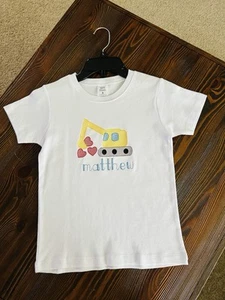 Brand New Embroidered Construction Shirt Size 8 - Picture 1 of 4