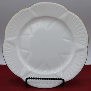 Shelley Regency "Salad Plate(s)" Dainty, White, Gold Trim, Bone China~ England - Picture 1 of 11