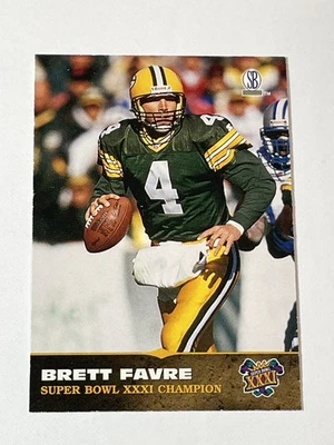 1997 Pro Line Football Super Bowl XXXI #BF2 - Brett Favre - Green Bay Packers - Image 1 of 2