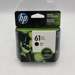 NOWY OEM HP 61XL Czarny wysokowydajny wkład atramentowy CH563WN (wygaśnięcie maj 2020 r.) - Zdjęcie 1 z 5