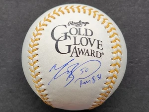 Mookie Betts Signed Official Gold Glove Logo MLB Baseball Dodgers Beckett - Picture 1 of 4