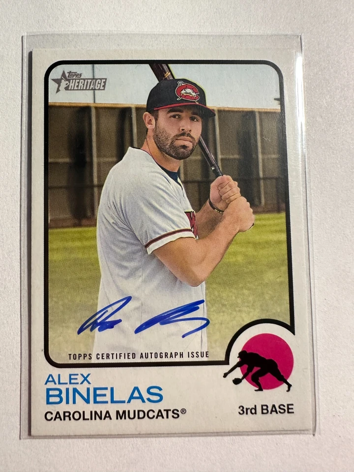 K127,088 - 2022 Topps Heritage Minors Real One Auto #ROAAB Alex Binelas - Image 1 of 1