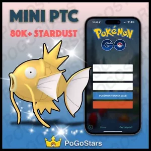 Pokémon Go - Shiny Magikarp - Mini PTC 80K Stardust Leggi descrizione✨ - Foto 1 di 1