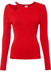 Modisches Langarmshirt mit Wasserfall-Optik im Super Design Gr.40/42 NEU (4502) - Bild 1 von 1