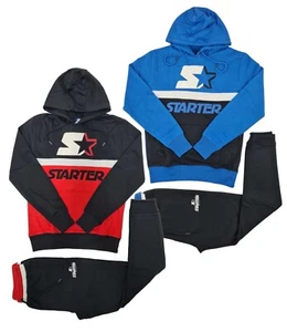 Starter Herren Trainingsanzug Set Hoodie & Jogginghose 2-teilig Baumwollmischung Sportswear Gym - Bild 1 von 17