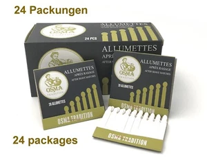 OSMA TRADITION 24x20 Blutstiller im Streichholzheft Alaunstift Aftershave FRANCE - Picture 1 of 3