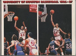1986 - 87 Houston UH Cougars Basketball Media Guide - Picture 1 of 1
