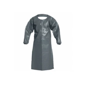 Dupont Tychem 6000FR Large Gray Chemical Resistant Sleeved Apron 2 pack - Picture 1 of 4