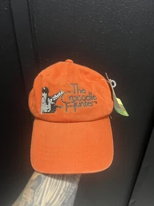 NWT Crocodile Hunter 6 Panel Cap Hat VTG Y2K Animal Planet Orange Steve Erwin - Picture 1 of 8