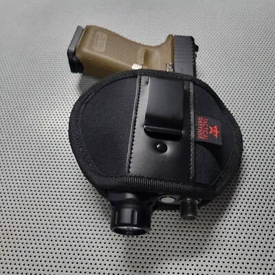 FEYACHI PISTOL LIGHT HOLSTER Cr Tactical Defense Gen 2 Lrg AMBI UNIVERSAL OPTIC  - Image 1 of 3