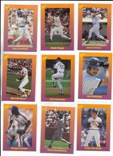 1989 Classic Travel Orange PICK-A-CARD Sheffield McGwire Griffey Mattingly Bonds