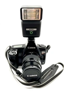 Canon EOS Rebel II 35mm Spiegelreflexkamera mit 35-80mm Objektiv & Blitz - getestet - Bild 1 von 8