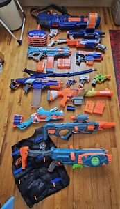 15 Nerf Guns Konvolut Elite Minigun Rampage Stryfe Fortnite Waffe Titan CS-50 - Bild 1 von 6