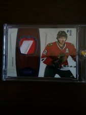 2010/11 Duncan Keith Panini Dominion name plate #ed 12/25. (CHICAGO BLACKHAWKS)