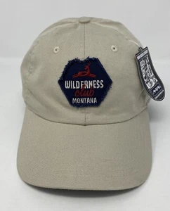 Sombrero de golf Wilderness Club Montana beige gorra con correa campo privado Nick Faldo - Imagen 1 de 6