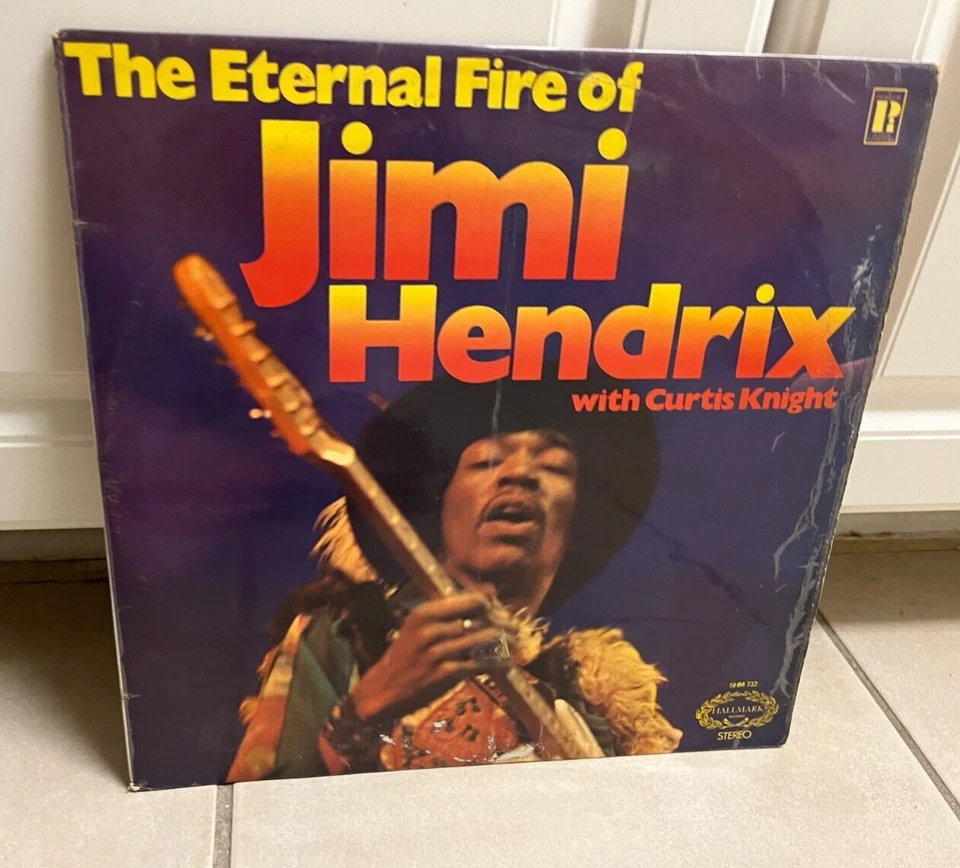 THE ETERNAL FIRE OF JIMI HENDRIX (with Curtis Knight)  ORIGINAL LP Hallmark UK Foto 1 de 1