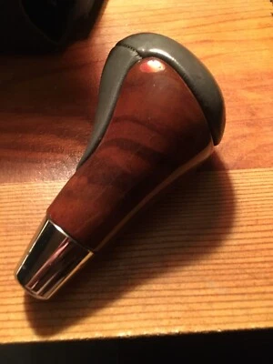 00-06 C215 W220 MERCEDES S500 CL500 CL55 S500 PERILLA DE CAMBIO GRIS CON GRANO DE MADERA OEM Foto 1 de 3