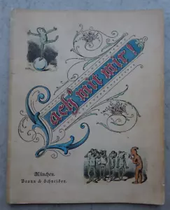 Buch LACH' MIT MIR Braun & Schneider,München um 1920 lustige Geschichten - Bild 1 von 6