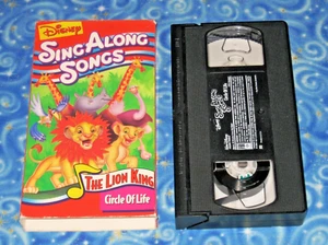 Tested Disney Sing Along Songs Circle of Life VHS Video Tape - Picture 1 of 3