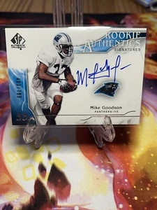 2009 SP Authentic - Rookie Authentics Signatures #342 Mike Goodson /799 (AU, RC) - Bild 1 von 2
