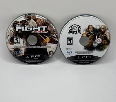 EA Sports MMA & The Fight Lights Out Bundle Lot PS3 PlayStation 3 Disc Only - Image 1 of 4