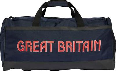 adidas Team GB Holdall Blue Gym Travel Training Weekender Bag 3 Stripes Workout - Image 1 of 4