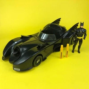 Figura de acción de Batman Toybiz de colección rara Batimóvil y misiles 1989 años 80 - Imagen 1 de 11