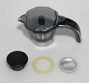 DELONGHI CARAFFA GUARNIZIONE FILTRO ORZO 6 TAZZE MOKA ALICIA PLUS EMKP6 - Foto 1 di 2