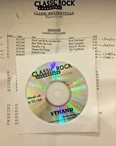 RADIO SHOW:ROCK ESSENTIALS 6/21/04 ALICE COOPER, RICK DERRINGER, DOORS,YARDBIRDS - Picture 1 of 4