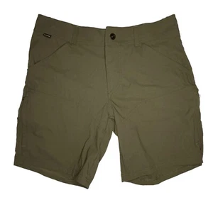 Kuhl Herren Nylon Spandex Wandern Oliv Khaki Shorts; 32 - Bild 1 von 11