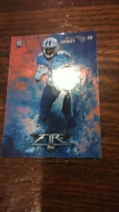 BISHOP SANKEY 2014 TOPPS FIRE FOIL ROOKIE CARD TENNESSEE TITANS