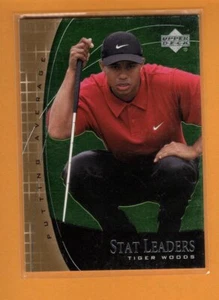 Tiger Woods 2001 Upper Deck Stat Leaders no.SL7 - Imagen 1 de 1
