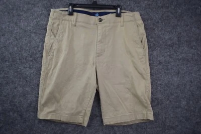 Nat Nast Chino Shorts 32 Tan Khaki Pockets Cotton Blend 10" Inseam - Image 1 of 4