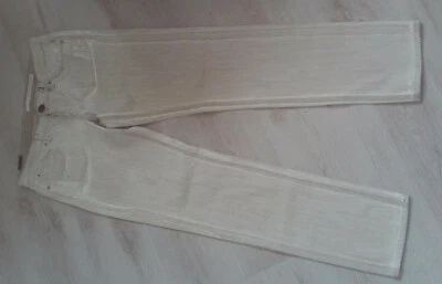 DKNY Slim Fit White Dye Marks Grey Cotton Jeans Size 28 UK 10 - Image 1 of 4