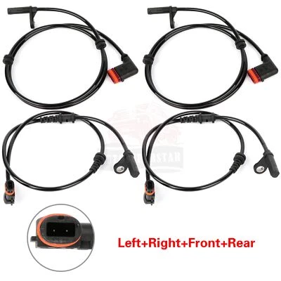 Sensor ABS delantero izquierdo y derecho 4 piezas para Mercedes-Benz C250 C300 C350 C63 AMG Foto 1 de 4