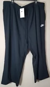 Nike Sportswear Club Fleece Pants Wide Leg Sweatpants FB7262 Women 4X Black NEW - Picture 1 of 6
