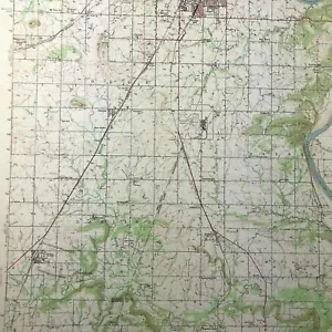 Mapa topográfico vintage 1948 Keefeton Oklahoma Servicio Geológico de Estados Unidos - Imagen 1 de 7