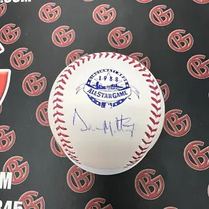 Don Mattingly Autographed New York Yankees 1988 All-Star Game Logo Baseball JSA - Picture 1 of 3