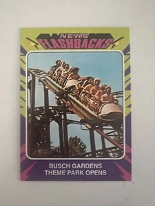 Busch Gardens Opens 2024 Topps Heritage News Flashbacks #NF-7 - Picture 1 of 2