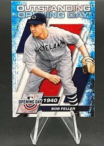 Topps 2021 Mejor día de apertura # OOD-6 Bob Feller Cleveland Indians casi nuevo/como nuevo - Imagen 1 de 2
