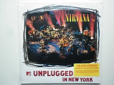 Nirvana album double 33Tours vinyles MTV Unplugged In New York réédition 25th An - Photo 1/2